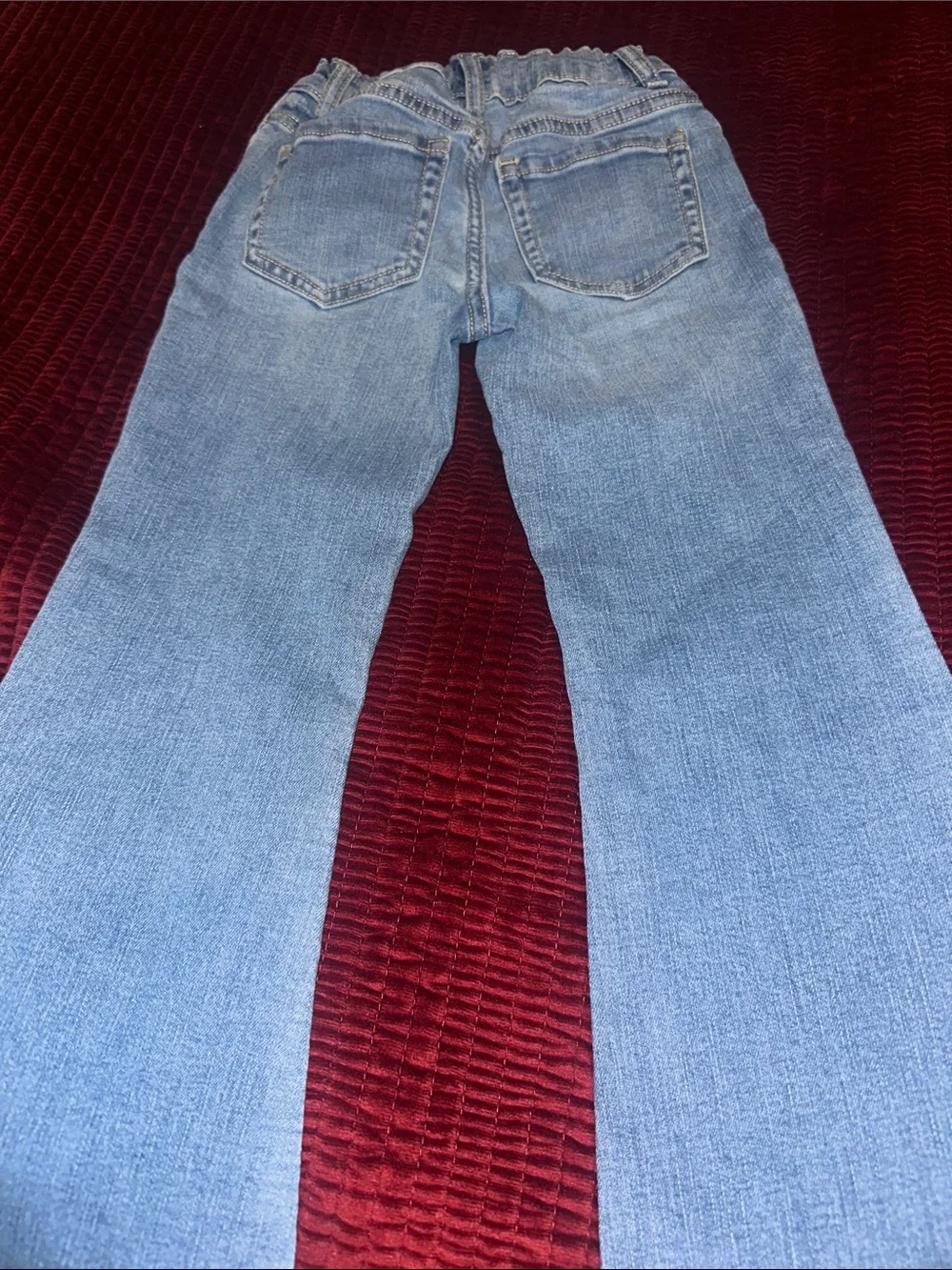 The Children's Place Light Blue Denim Jeans with Star Studs